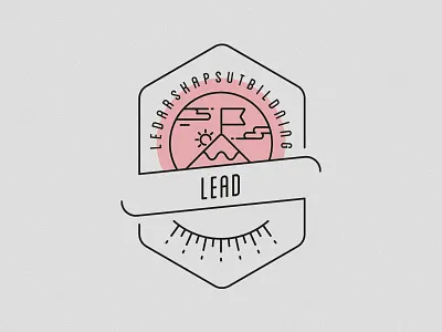 Badge badge circle icon line monoline