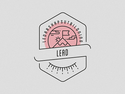 Badge badge circle icon line monoline
