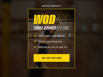 Dailyui098 advertisement dailyui098 united wod