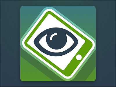 Reader App Icon - Squinty app gradients icon illuminati ios