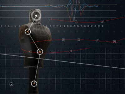 Punch Game ae analisys animation boxing concept graph grid lines motiongraphics scan torso