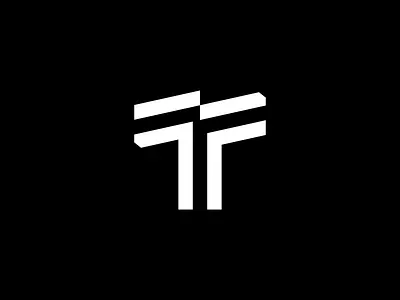 Tadtech brandmark it logo logomark logotype monogram negative space symbol t tech