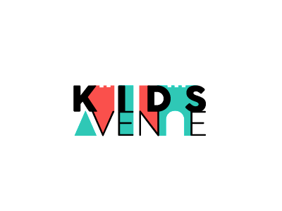 Kids Avenue branding color composition design graphic design kids place logo naming park typography