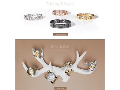 Rustic Cuff Homepage Composition interactive photography photoshop web