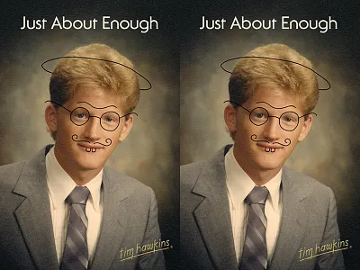 I love my job. comedy doodles highlarious olan mills photo manipulation portrait tim hawkins yearbook