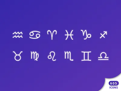 Zeus - Icon set for every project (v1.5) filled icons horoscope icon icon bundle icon set icons ios material signs vector web zodiac