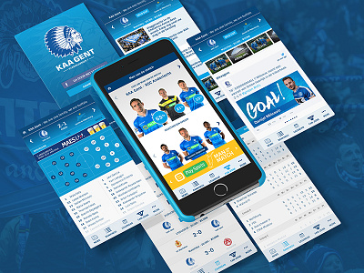 KAA Gent app design ui ux