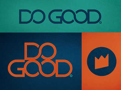 Do Good belief branding custom good logo new typography