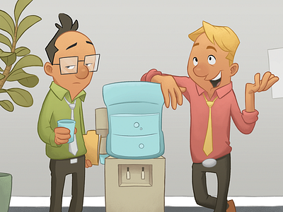 Revisit character design digital illustration water work