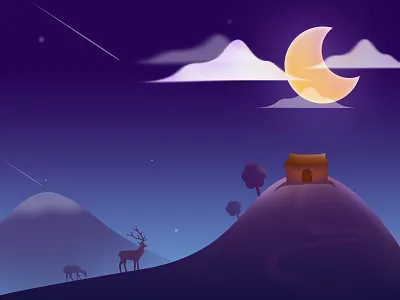 Night illustration night