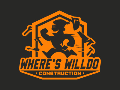 Where's Willdo Logo 2 character icon illustration logo