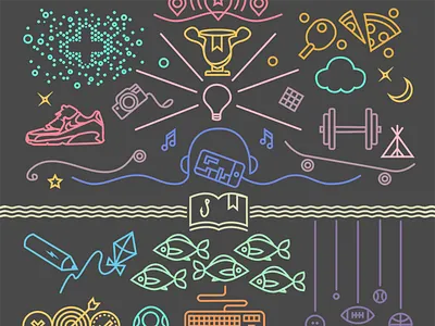 Illustrations for Boys & Girls Clubs of America illustration