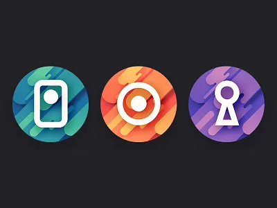 Icons concept design experiment icons line