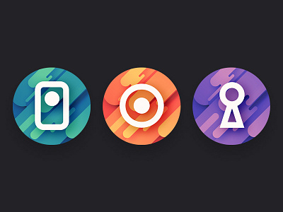 Icons concept design experiment icons line