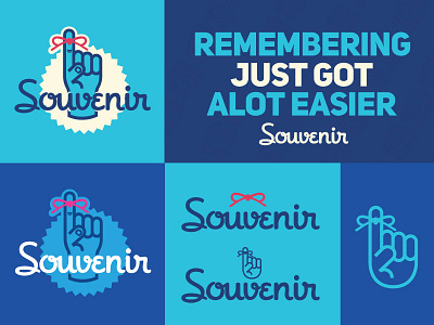 Souvenir Logo app branding identity logo symbol ui