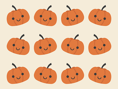 Pumpkins cute halloween kawaii