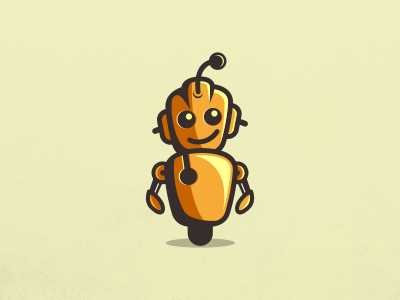Good Robots brand brand identity character logo mascot robot robots