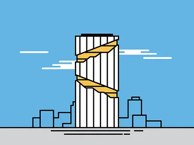 Viñoly building - Amsterdam a10 amsterdam architecture building crookedline office skyscraper tower vinoly zuidas