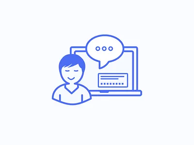 Metriculator Logo chat illustration logo nps saas sketch