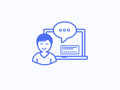Metriculator Logo chat illustration logo nps saas sketch
