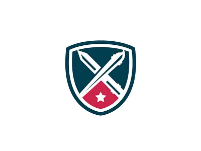 Logo (For Sale) artist branding crest logo logo design pen pencil sports symbol