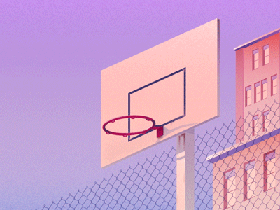 Hello Dribbble ! basketball fail game gif graphic design hello dribbble hellodribbble hoop illustration motion design parallel unsatisfying