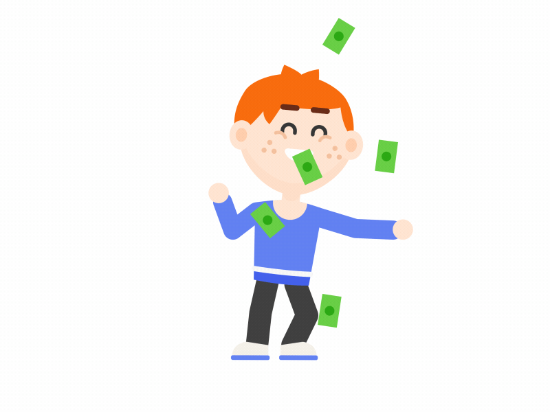 Alms dance gif ginger money