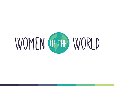 Women of the World Logo Concept B branding female feminine identity logo women world