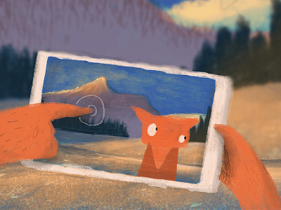 Dribble36 fox foxy selfie