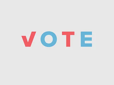 Vote 2016 blue election hillary november potus president red state trump vote