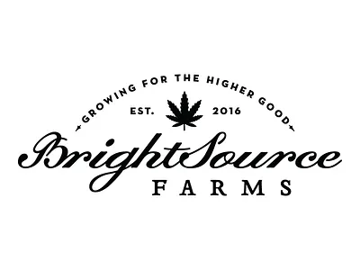 BrightSource Farms dalliance farm lockup marajuana nutraface sans script serif tribute