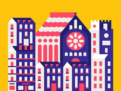 Cobh building church city cobh geometric shade