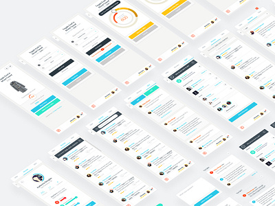 Countr - Web App Modules advice app circular wheel dial ecommerce fresh modules reviews shopping social feed ui ux