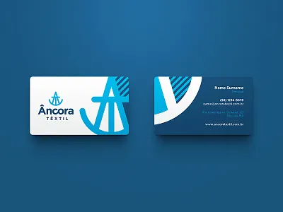 Âncora Têxtil / Branding brand brand identity branding logo marca mark symbol
