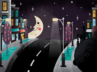 Mystery Book Art - City Lights art background background art book city forest illustration trees