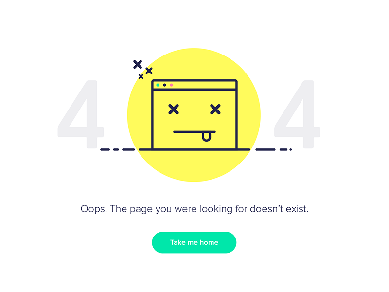 Example of 404
