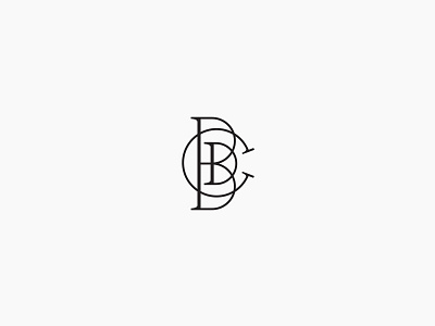 Dead Monogram brandmark custom mark custom type monogram southern symbol