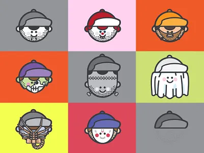 Factory Kid mascot: Halloween Edition halloween illustration logo