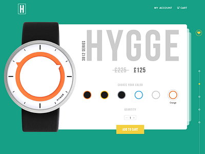 Ecommerce UI - Watch - Day 3 colors ecommerce fashion time ui uidesign ux uxdesign watch web webdesign