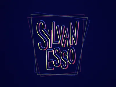 Sylvan Esso 3d electronic hand done type indie sylvan esso