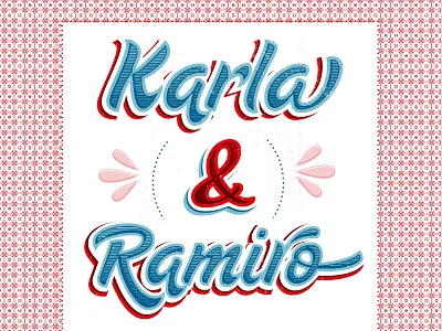 Invitación colorful colorido invite tipografía type