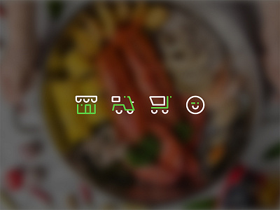 Sketchy Icons android food icons illustration ios outline sketch ui