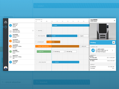 Monitor your 3D printers and manage your queues 3d application desktop printing queue schedule