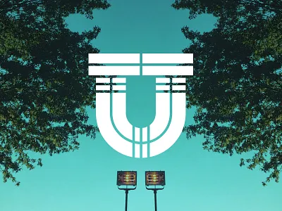 U Lights design letterforms photography type