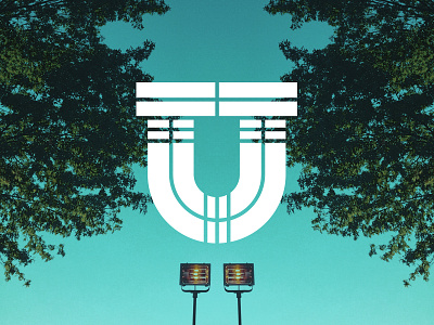 U Lights design letterforms photography type