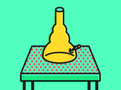 Bong bong graphic icon illustration illustrator pattern vector weed
