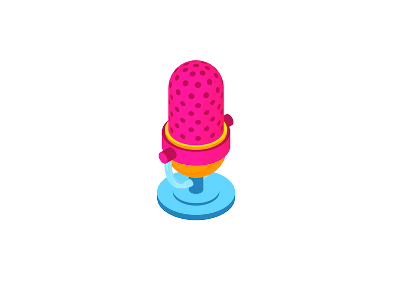 Microphone icons c4d icon microphone toon