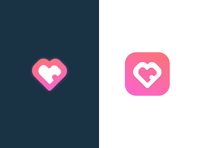 B+h Logo Icon Study app app icon b bh flat h icon illustration logo