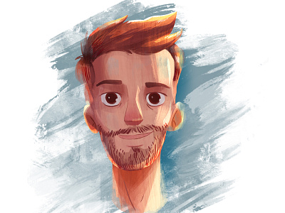 Hugo art artwork brush character character design conceptart digitalart illustration man