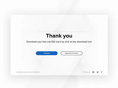 Thank You Page icons page sucsess thank you user experience user interface ux ui site website landing page